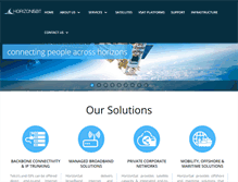 Tablet Screenshot of horizon-satellite.com